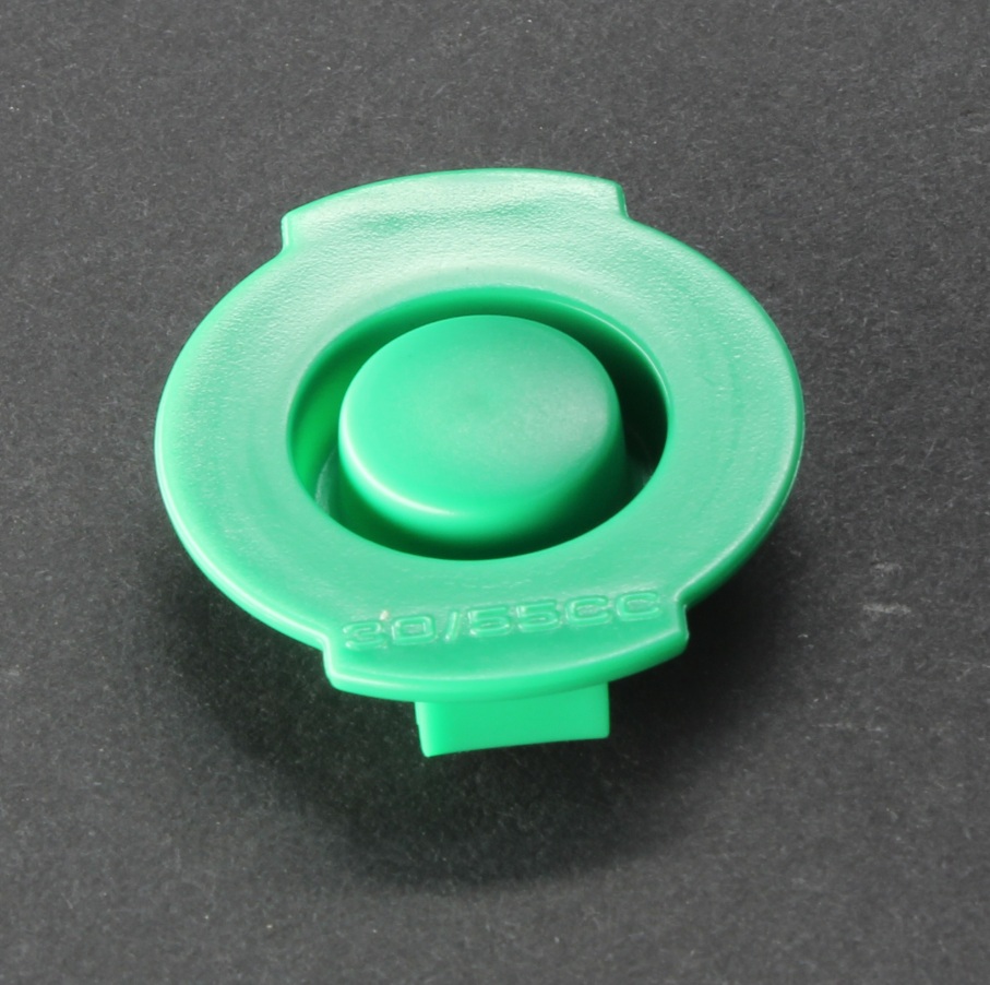 AccuDose End Cap 30/55cc Green