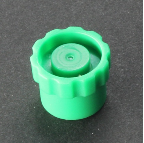 AccuDose Tip Cap Luer Green