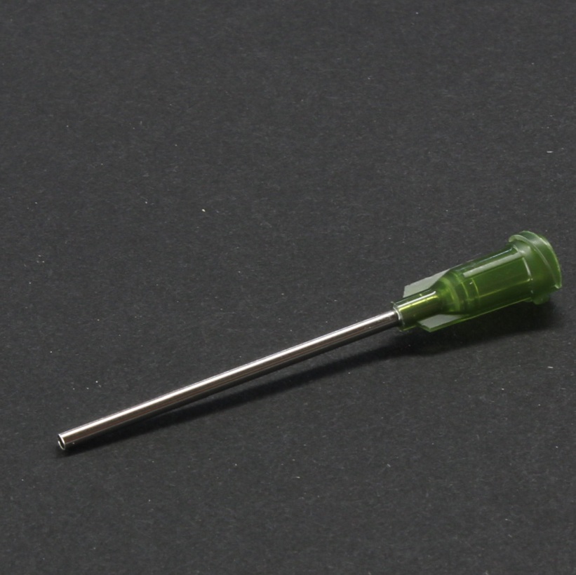 Precision Stainless Steel Tips 14G L38mm ID1.55mm Olive (Box of 50) - Image 2