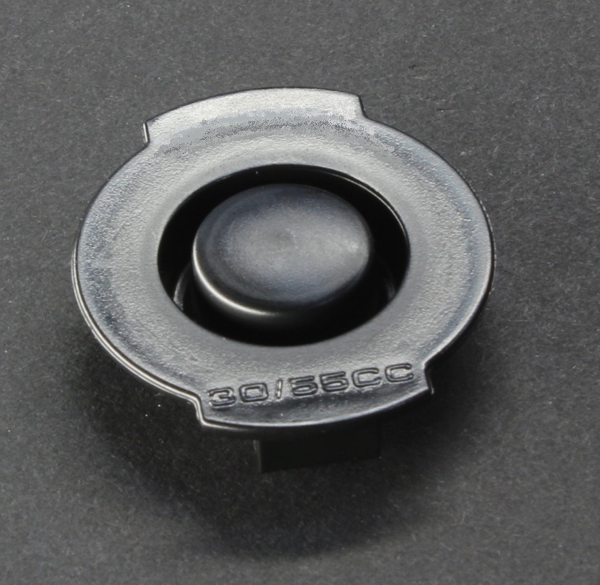 End Cap for 30cc & 55cc AccuDose syringe barrels