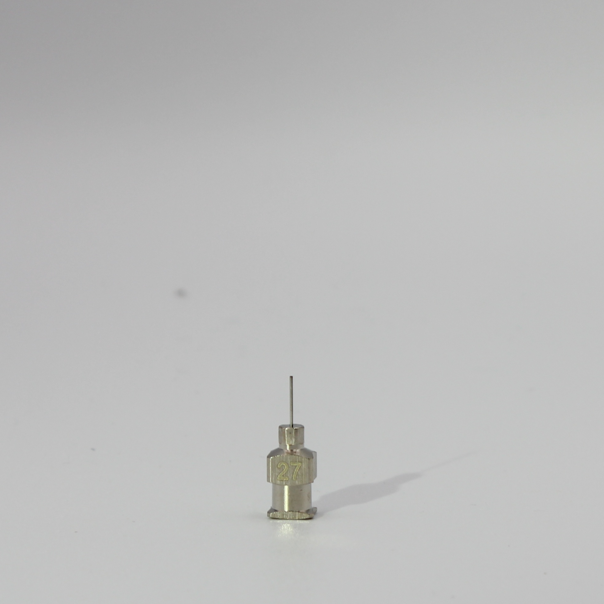 27G precision metal dispensing tips, box of 12 for high-strength and chemical-resistant applications