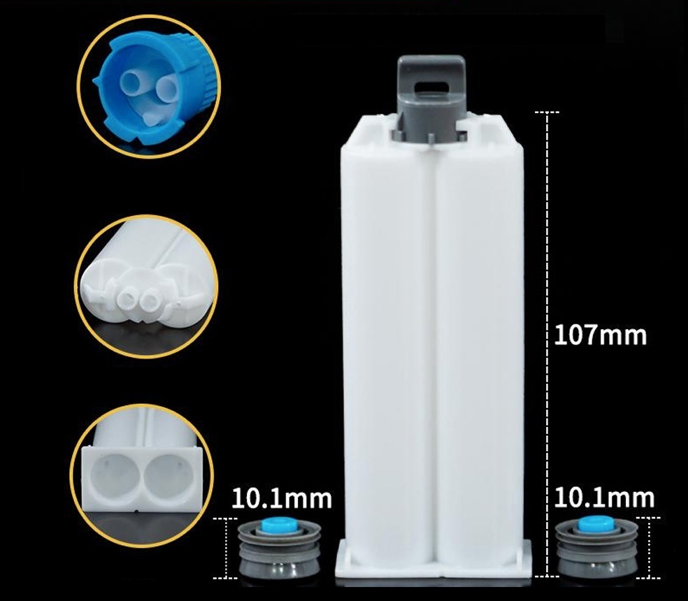 2K 50ML 1:1 Cartridge Kit for 2 component materials with B type connector