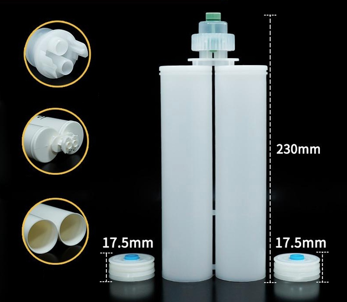 2K 400ML 1:1 Cartridge Kit for 2 component materials with F type connector