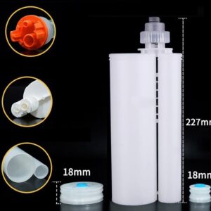 2K 400ML 4:1 Cartridge Kit for 2 component materials with F type connector