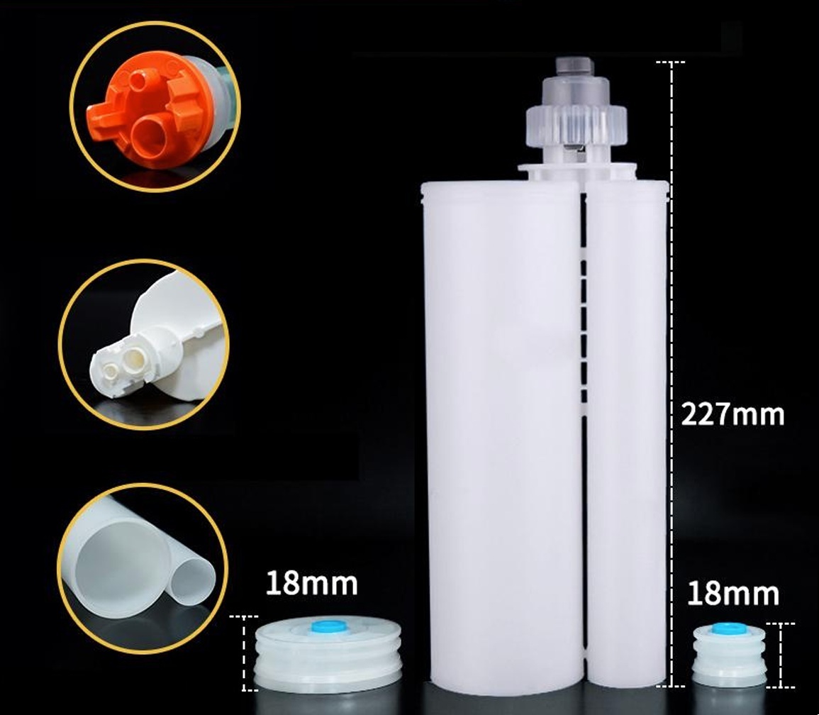 2K 400ML 4:1 Cartridge Kit for 2 component materials with F type connector