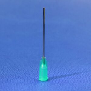 18G precision stainless steel dispensing tip for industrial fluids