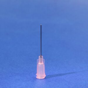 20G precision stainless steel dispensing tip for industrial fluids