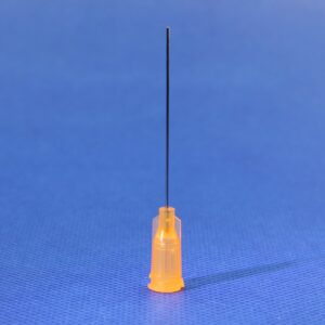 23G precision stainless steel dispensing tip for industrial fluids