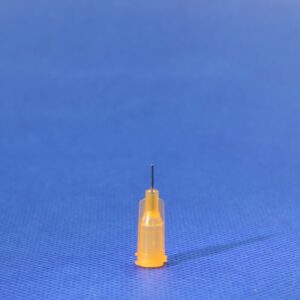 23G precision stainless steel dispensing tip for industrial fluids